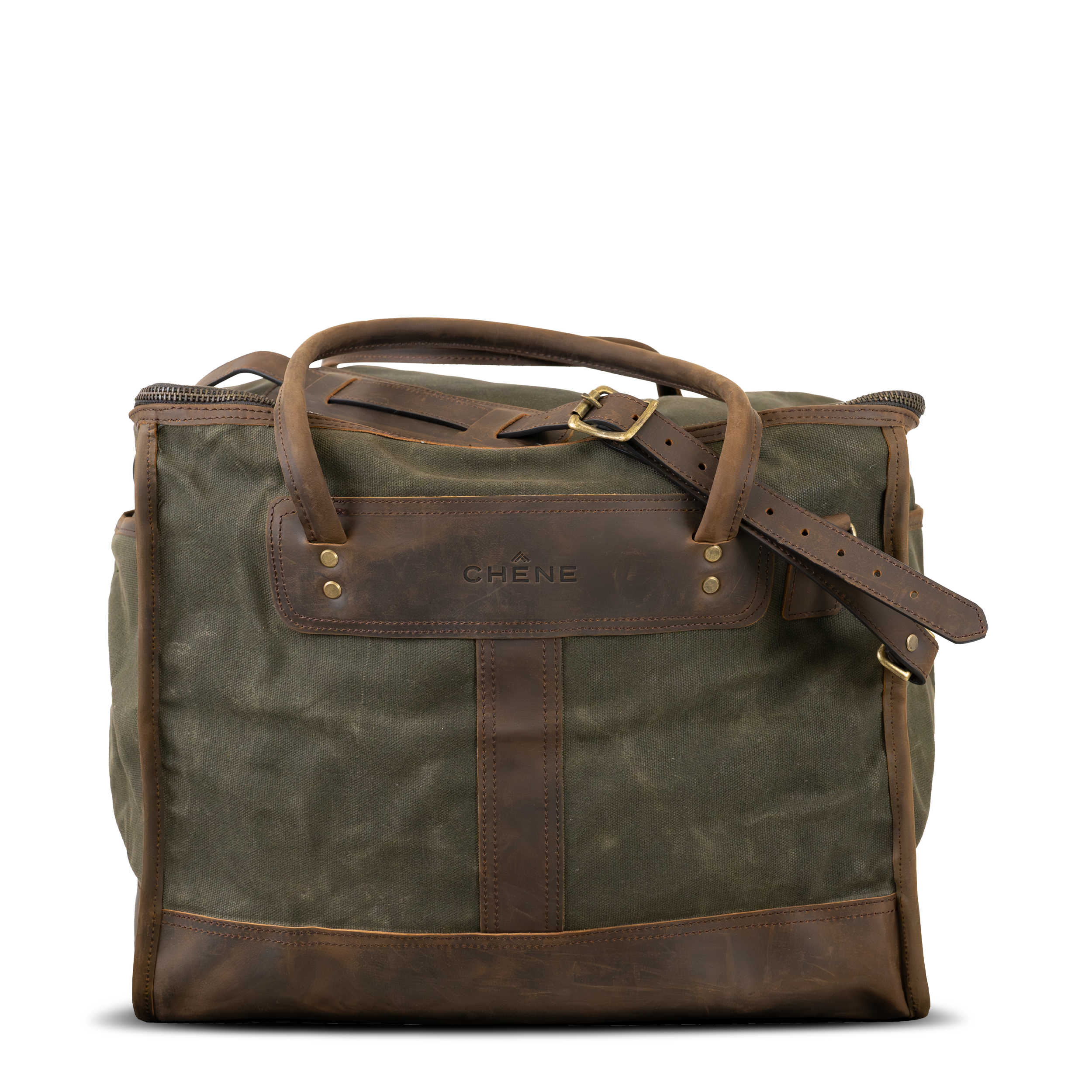 Waxed Canvas Square Duffle Bag