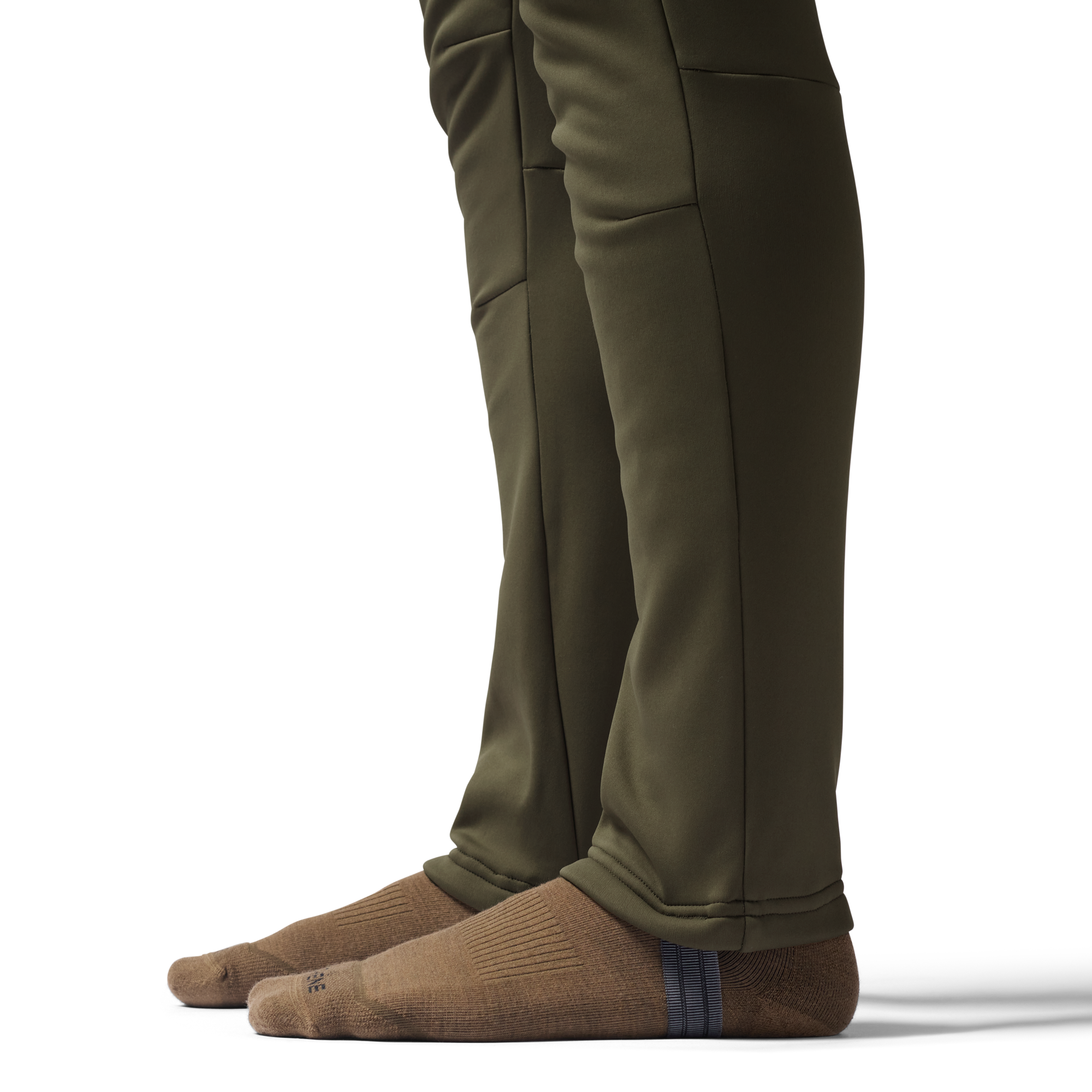 Lightweight Wader Pant in Olive, on model #olive