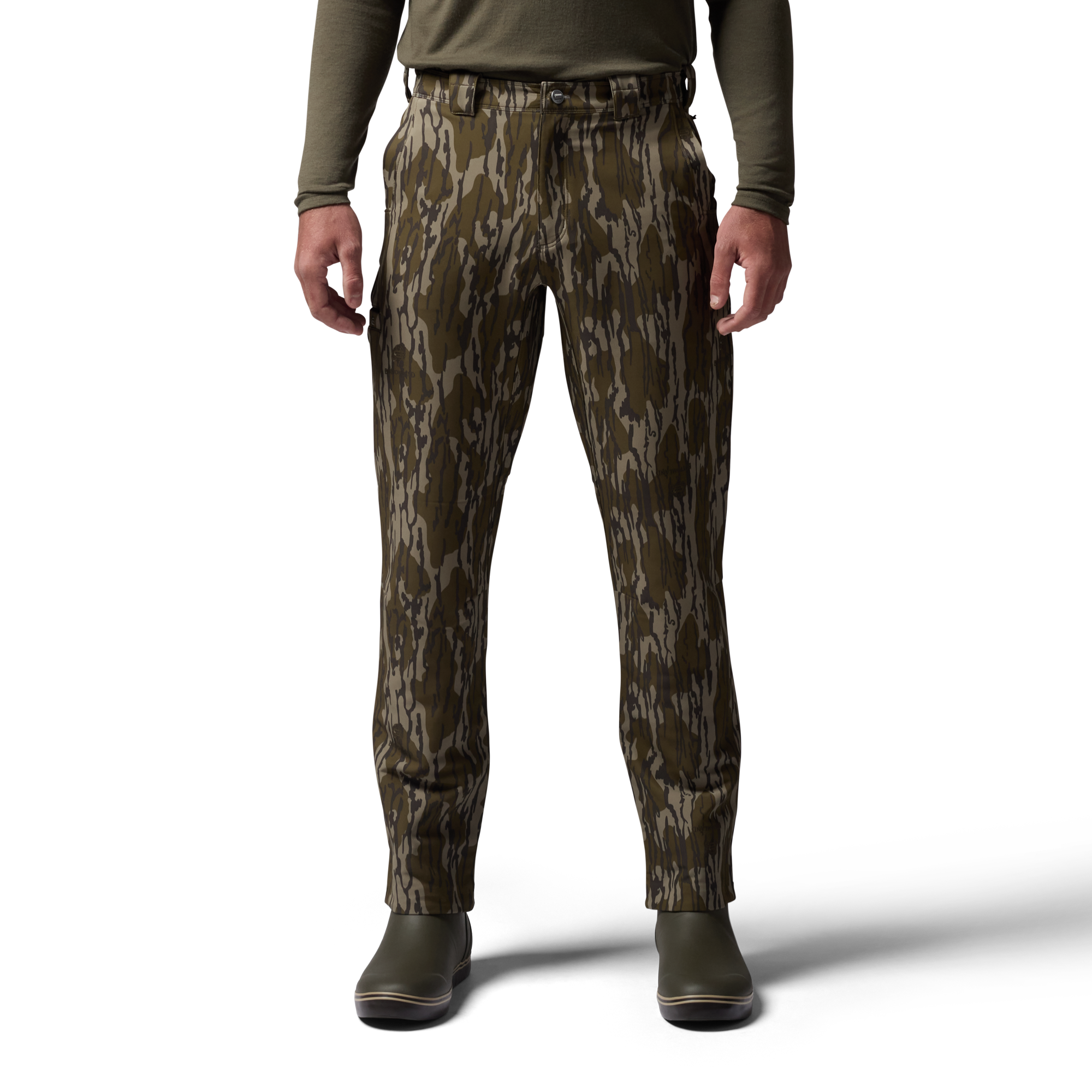 Field Pant in Mossy Oak Original Bottomland, on model #mossy_oak_original_bottomland