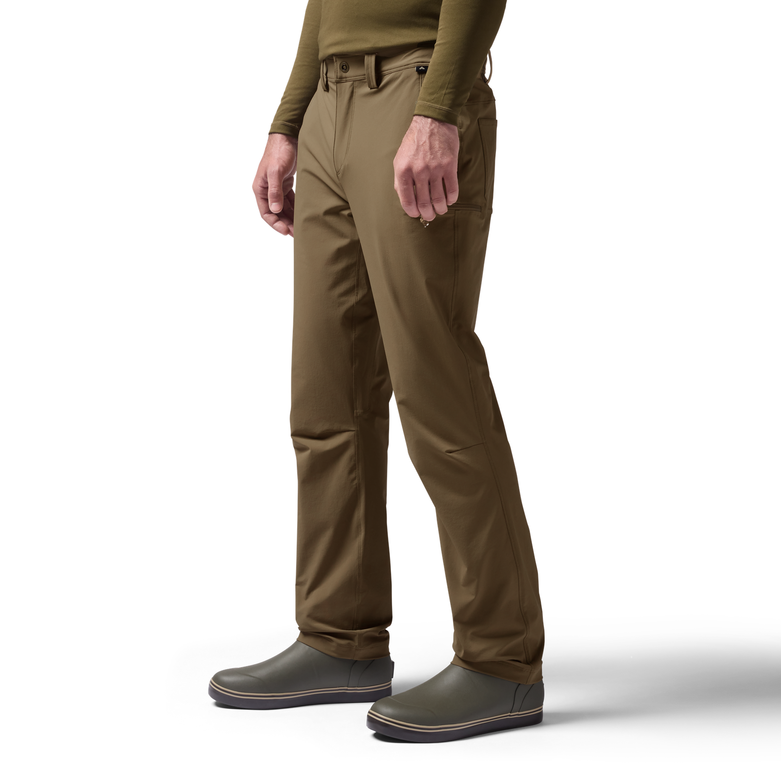 Side view of Scout Pant in field khaki. #field_khaki