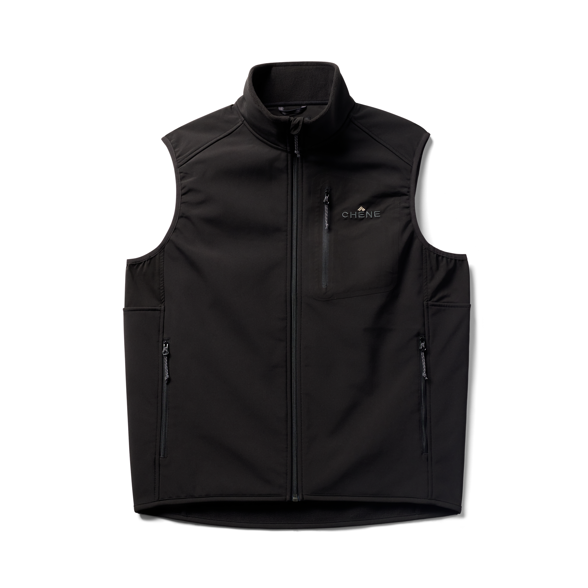 Scout Vest in Black, flat lay #black