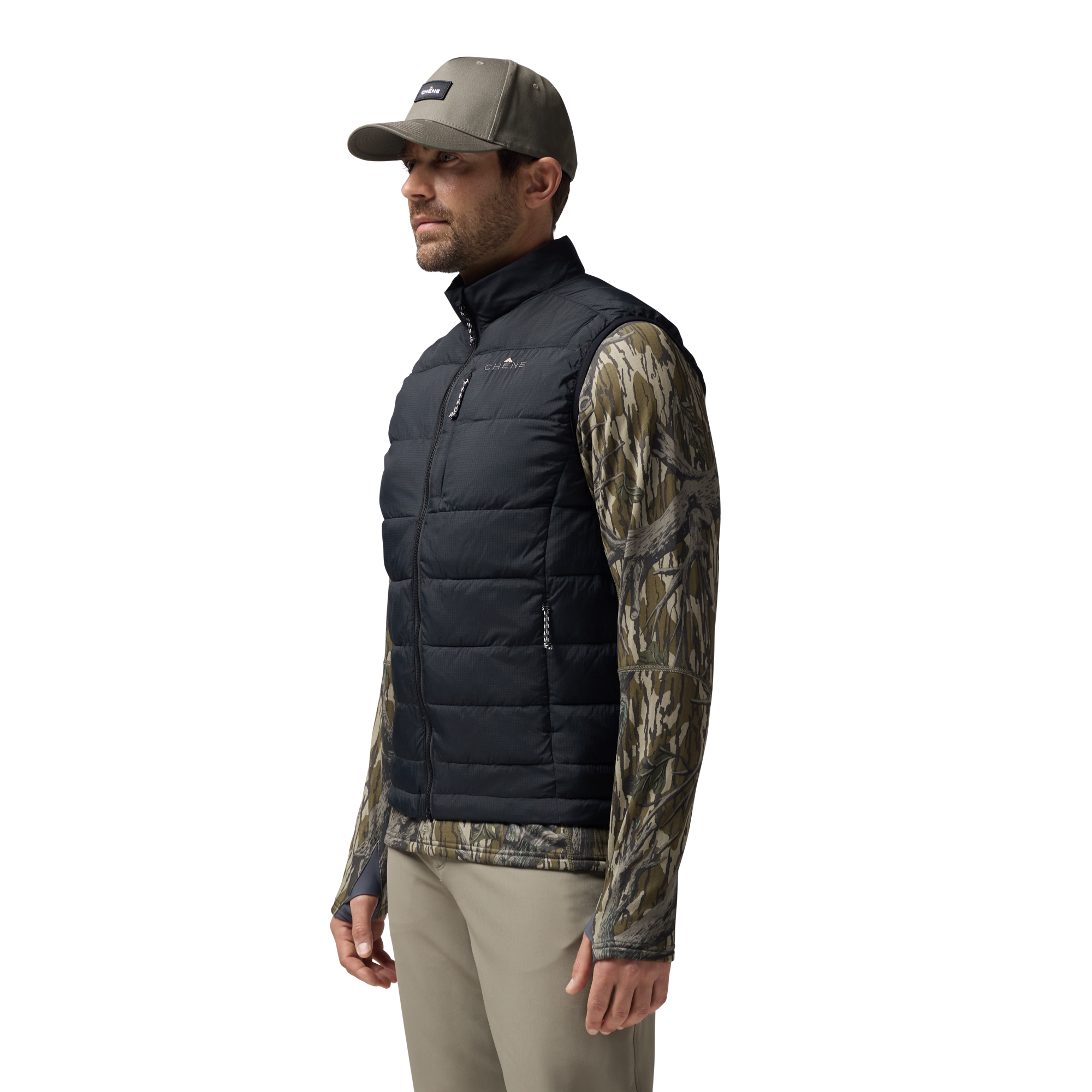 Flyweigh Vest in Black, on model #black