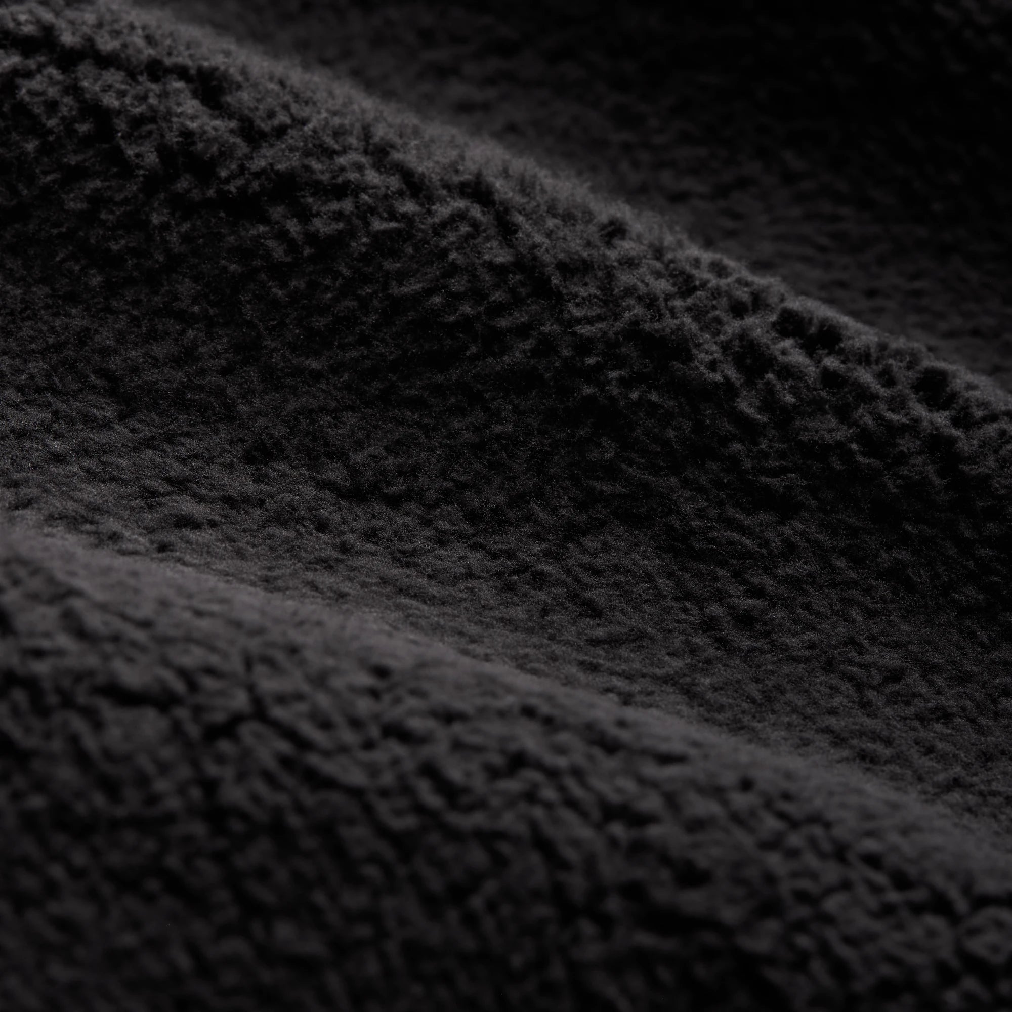 Over/Under Jacket in Black, fabric detail #black