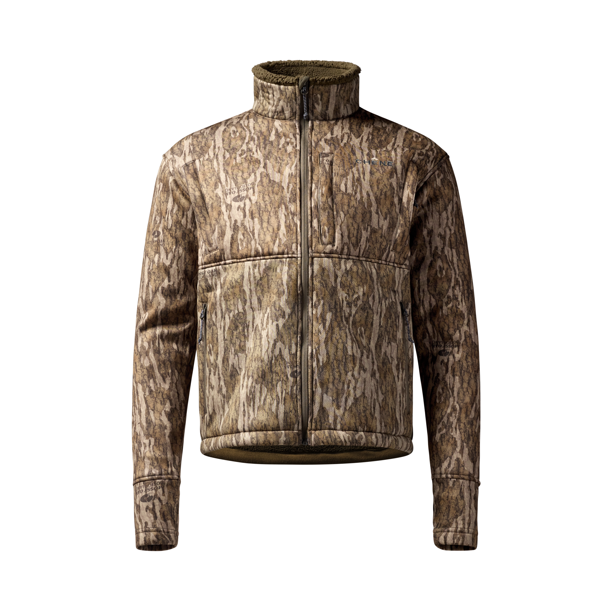 Over/Under Jacket in Mossy Oak Bottomland, front view #mossy_oak_bottomland