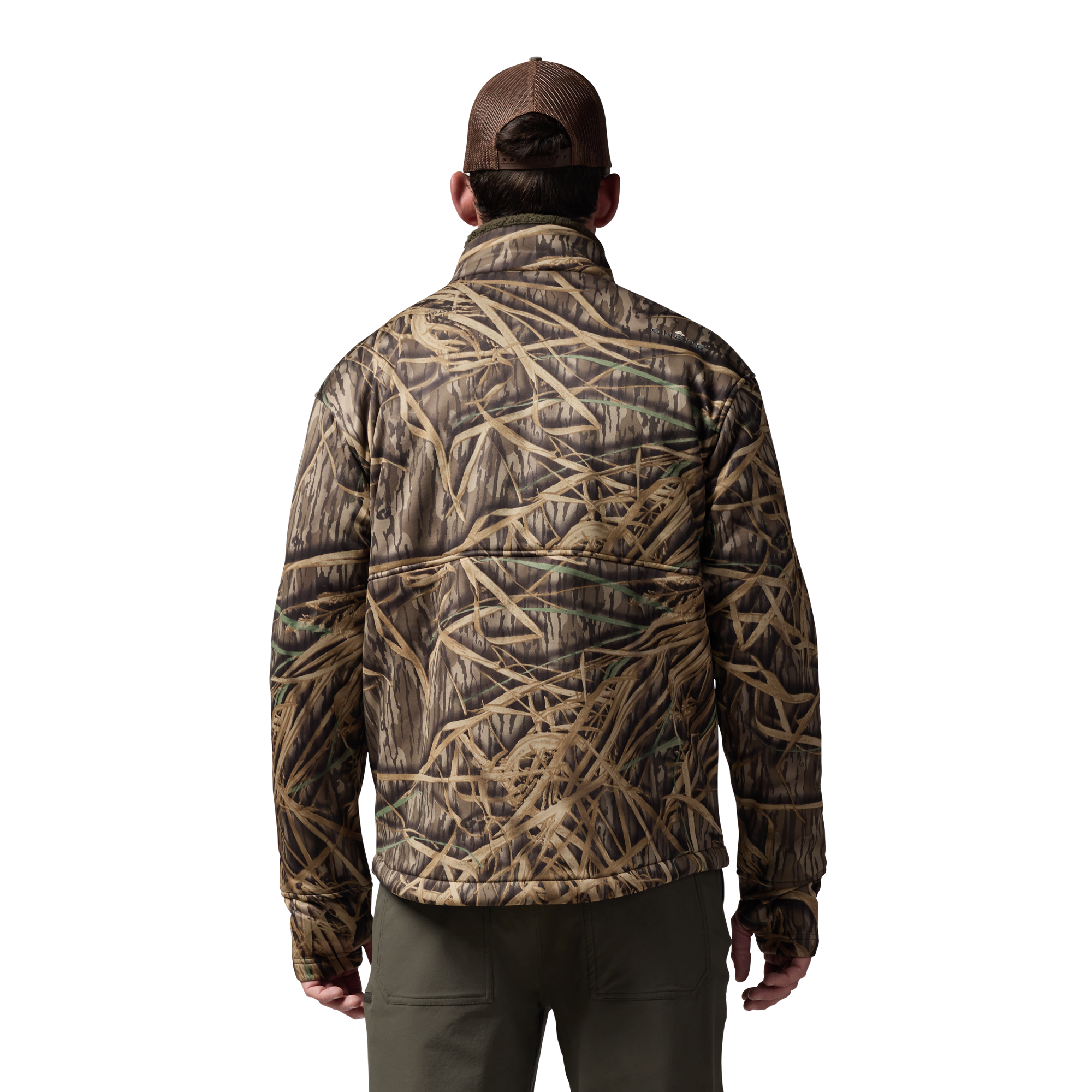 Over/Under Jacket in Mossy Oak Original Shadow Grass, on model #mossy_oak_original_shadow_grass