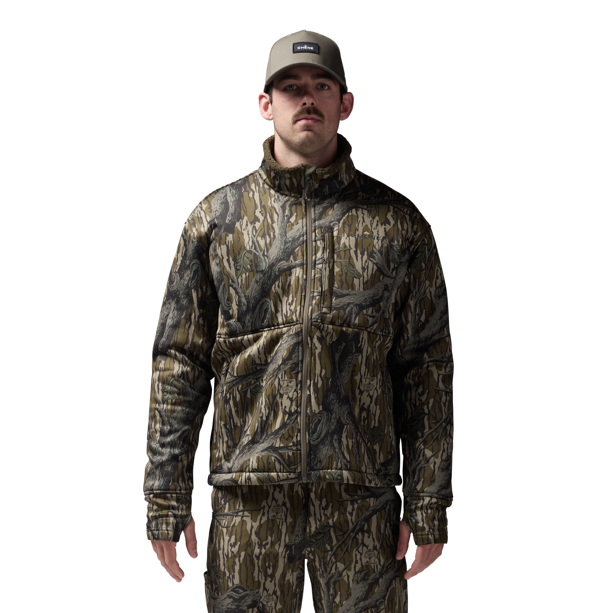 Over/Under Jacket in Mossy Oak Original Treestand, on model #mossy_oak_original_treestand