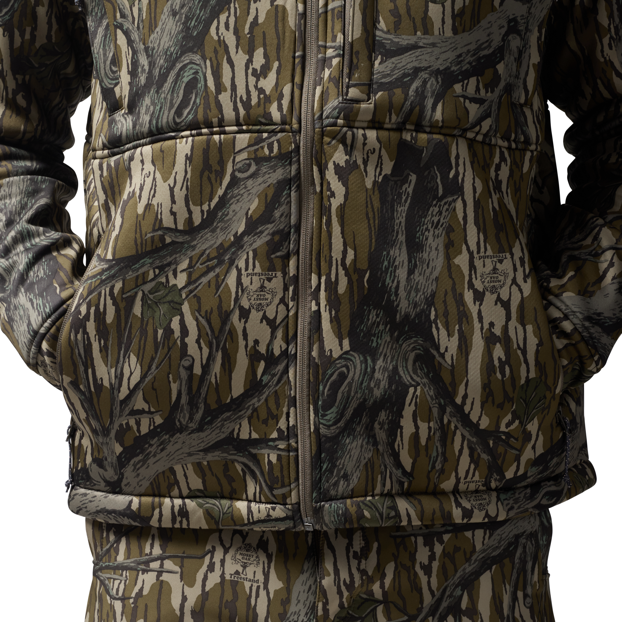 Over/Under Jacket in Mossy Oak Original Treestand, on model #mossy_oak_original_treestand
