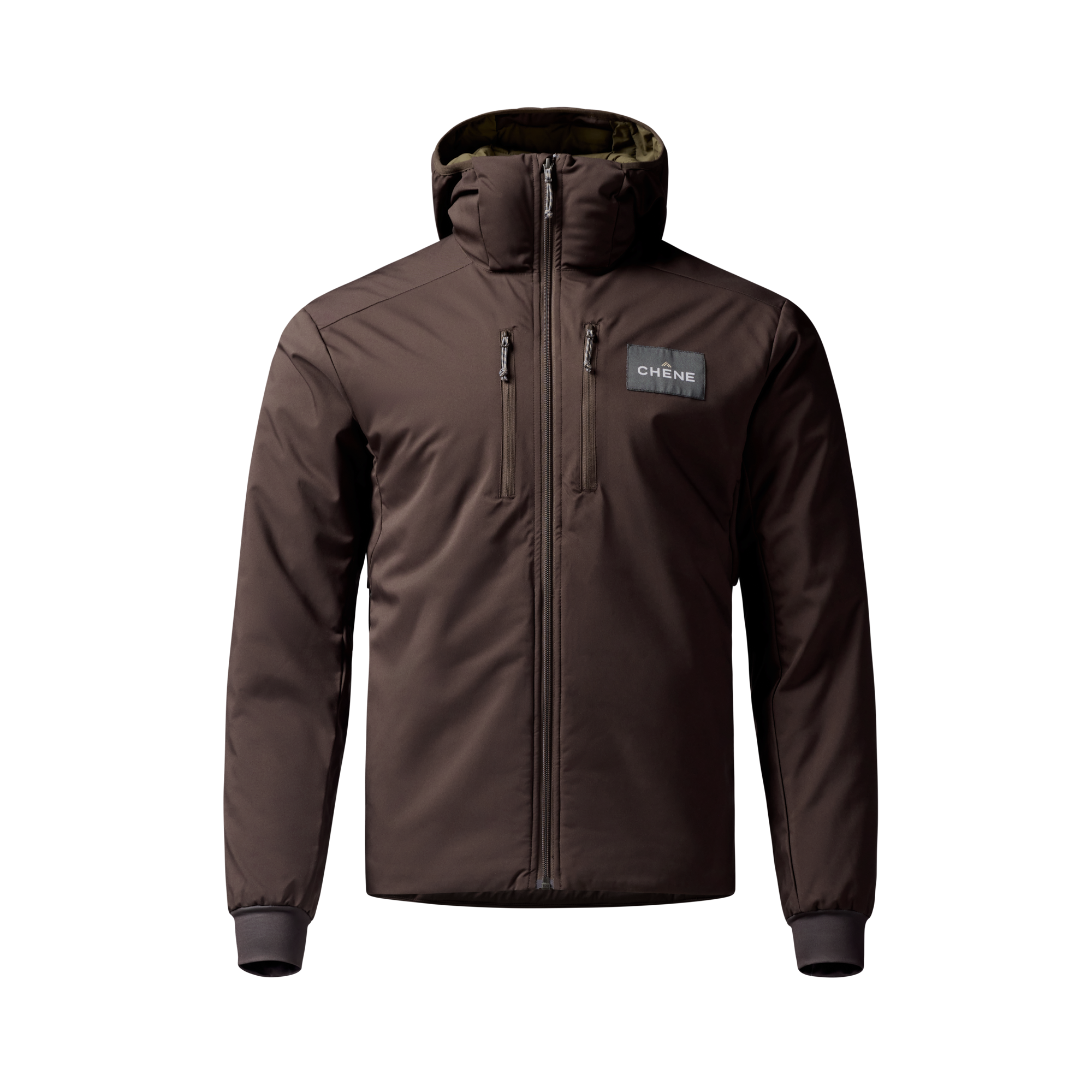 Flyweigh Jacket in Brown, front view #brown