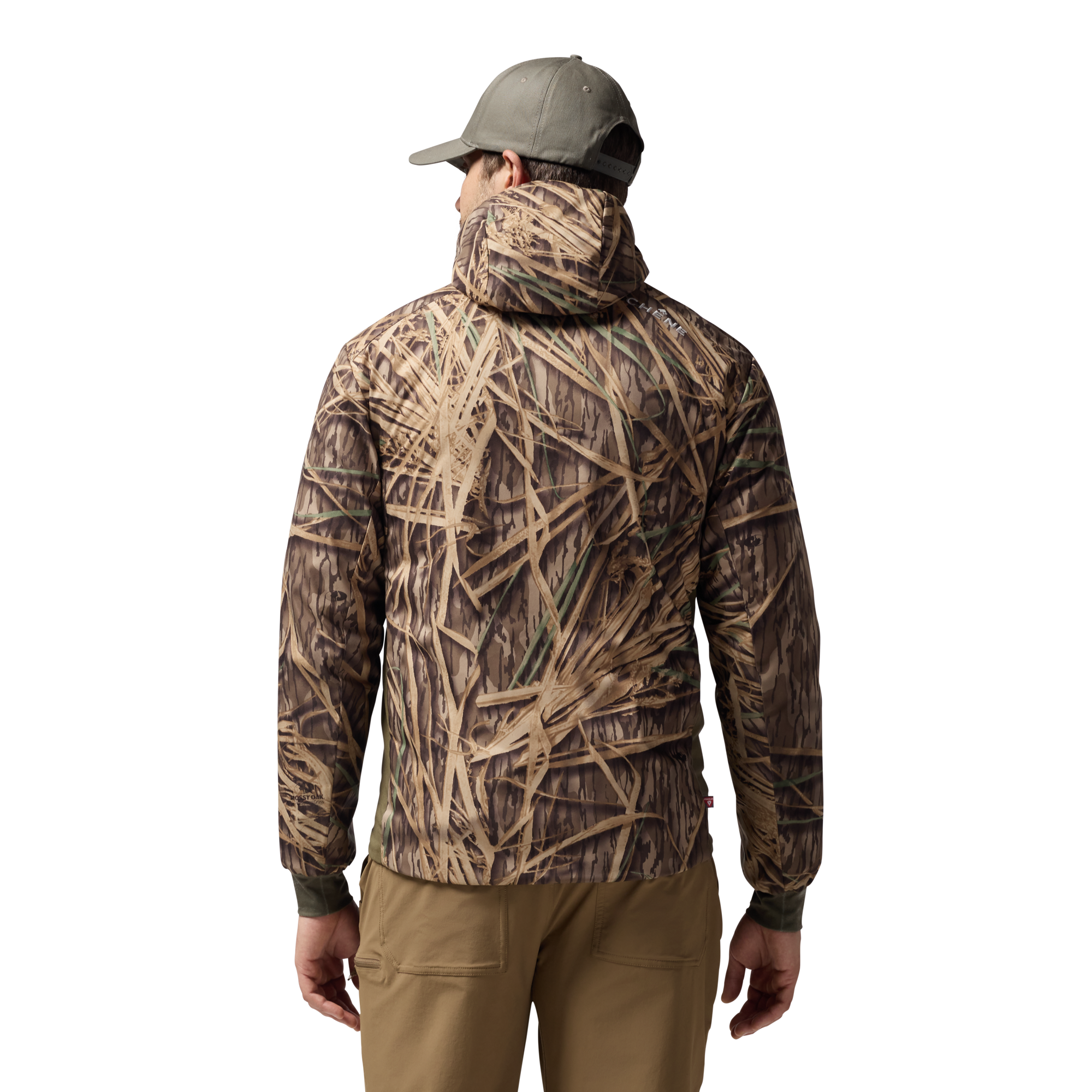 Flyweigh Jacket in Mossy Oak Original Shadow Grass, on model #mossy_oak_original_shadow_grass