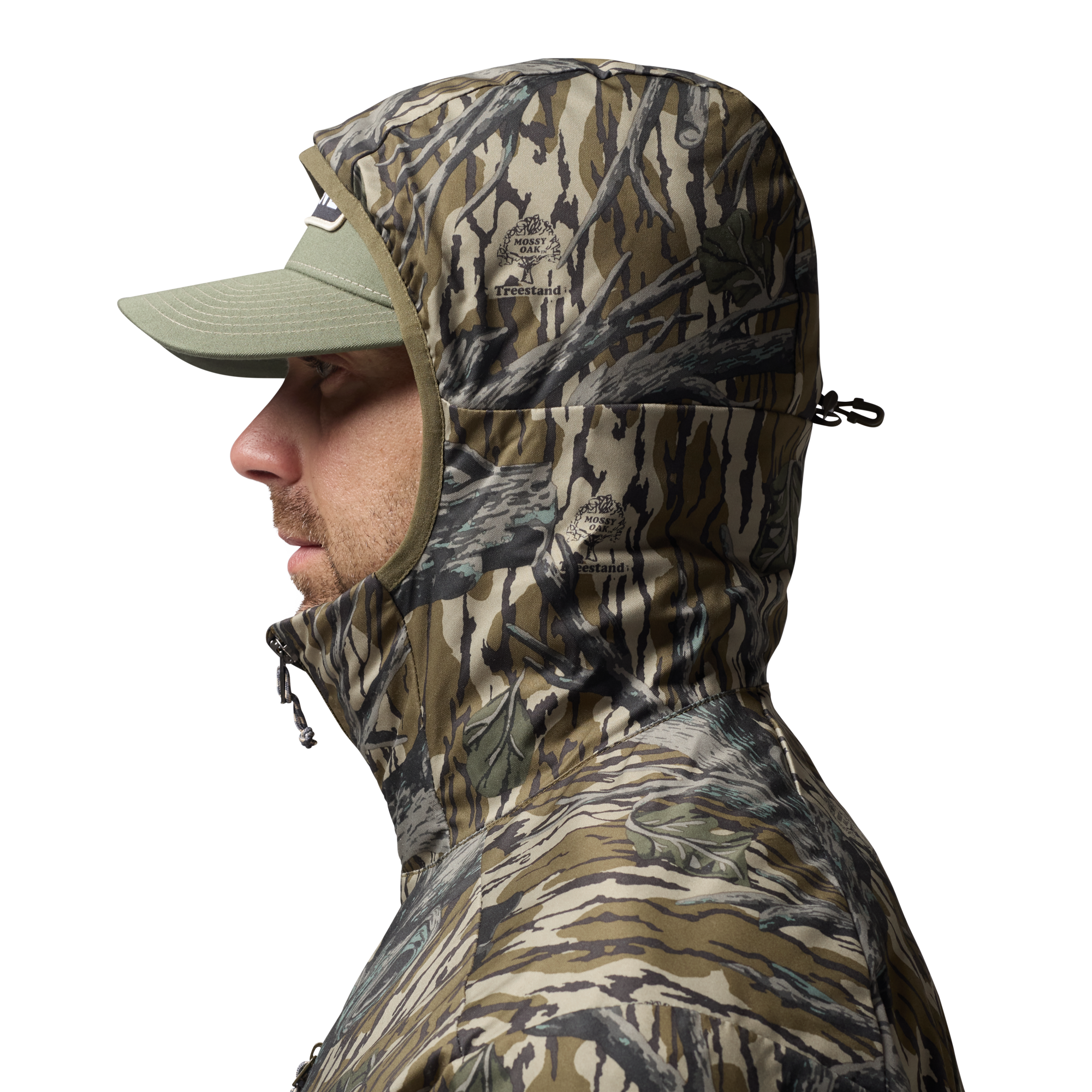 Flyweigh Jacket in Mossy Oak Original Treestand, on model #mossy_oak_original_treestand