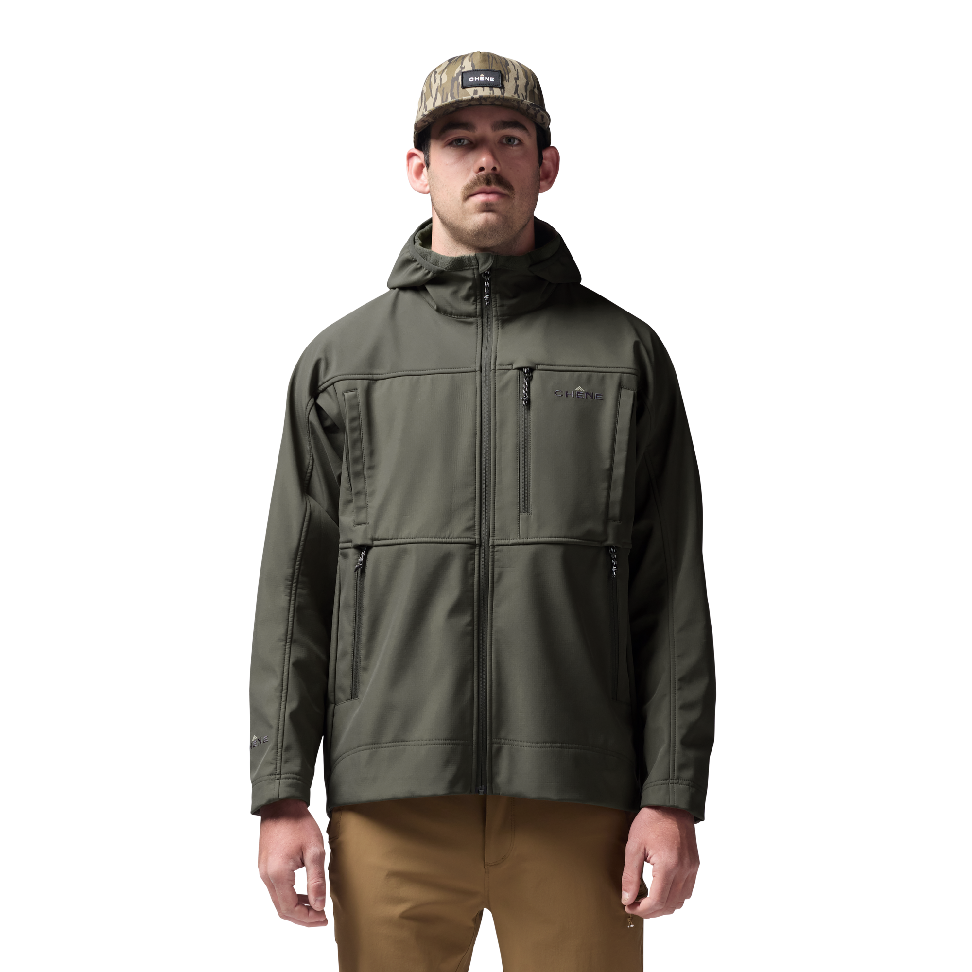 Scout Jacket in Cypress, on model #cypress