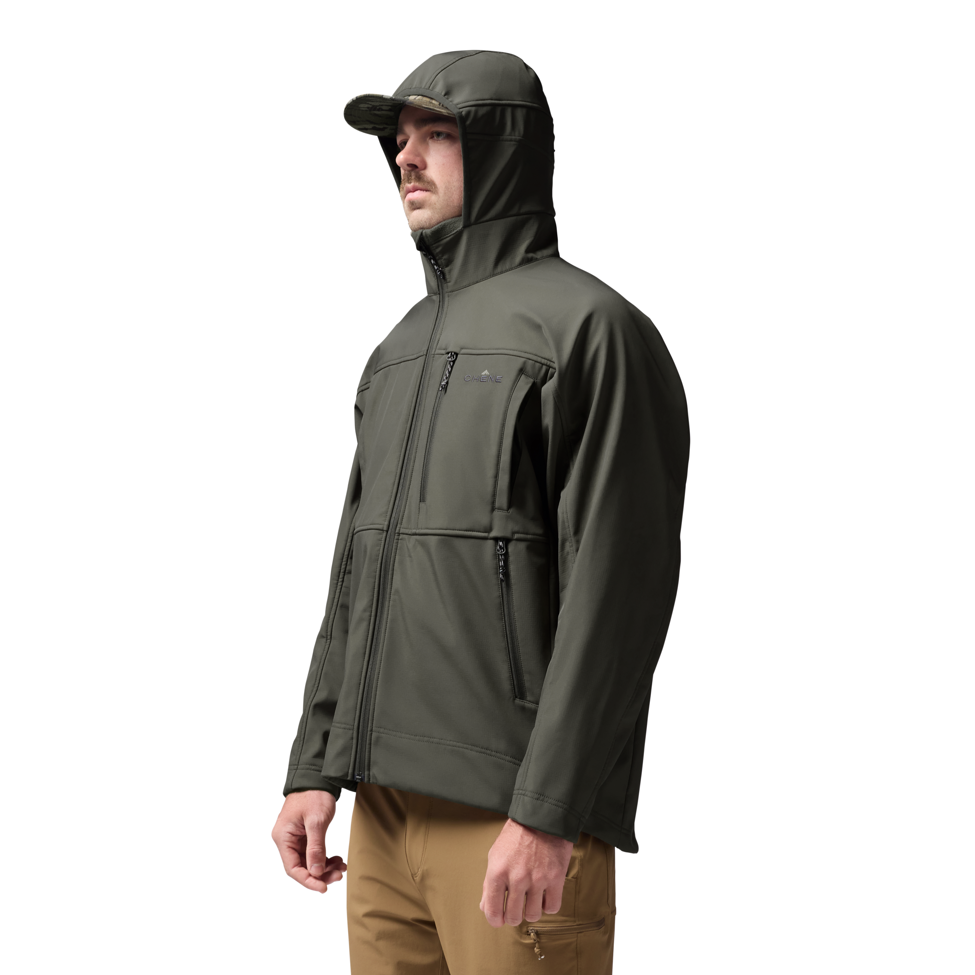 Scout Jacket in Cypress, on model #cypress