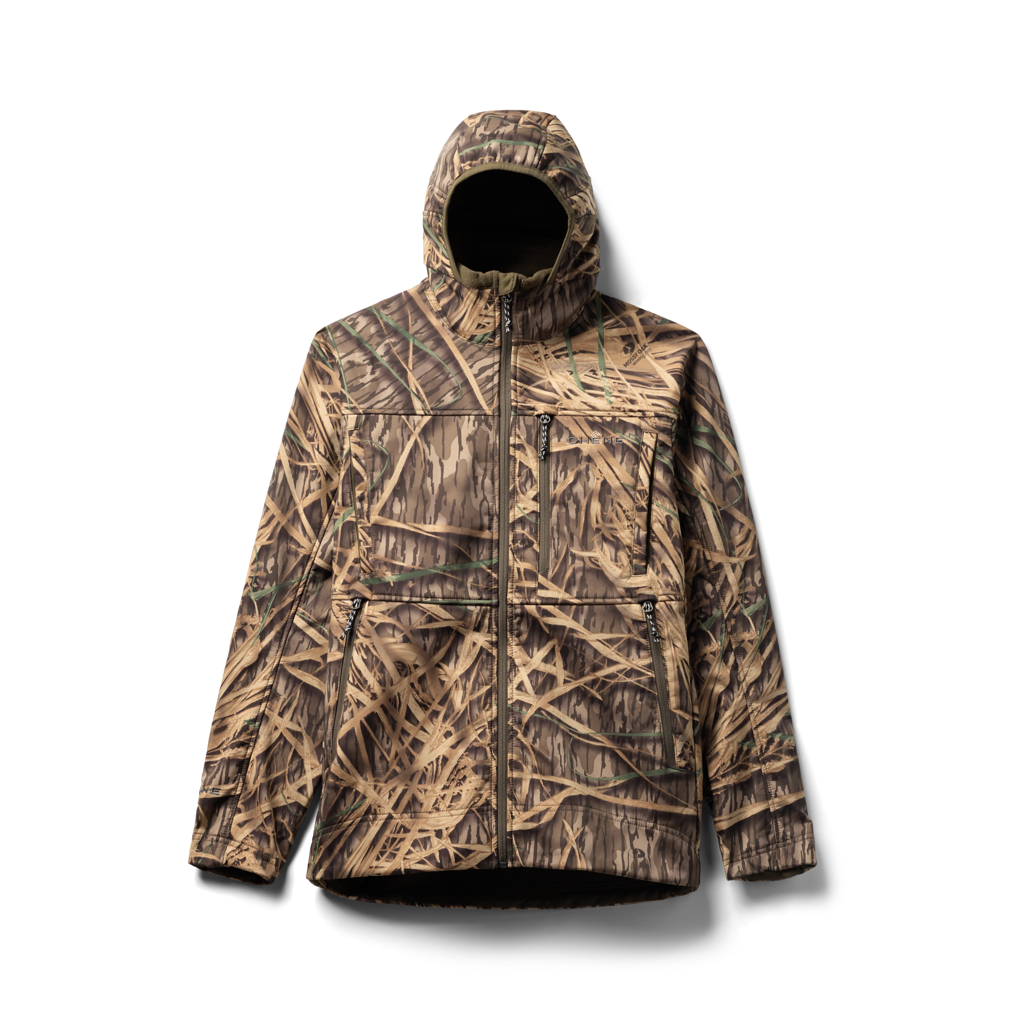 Scout Jacket in Mossy Oak Original Shadow Grass, flat lay #mossy_oak_original_shadow_grass