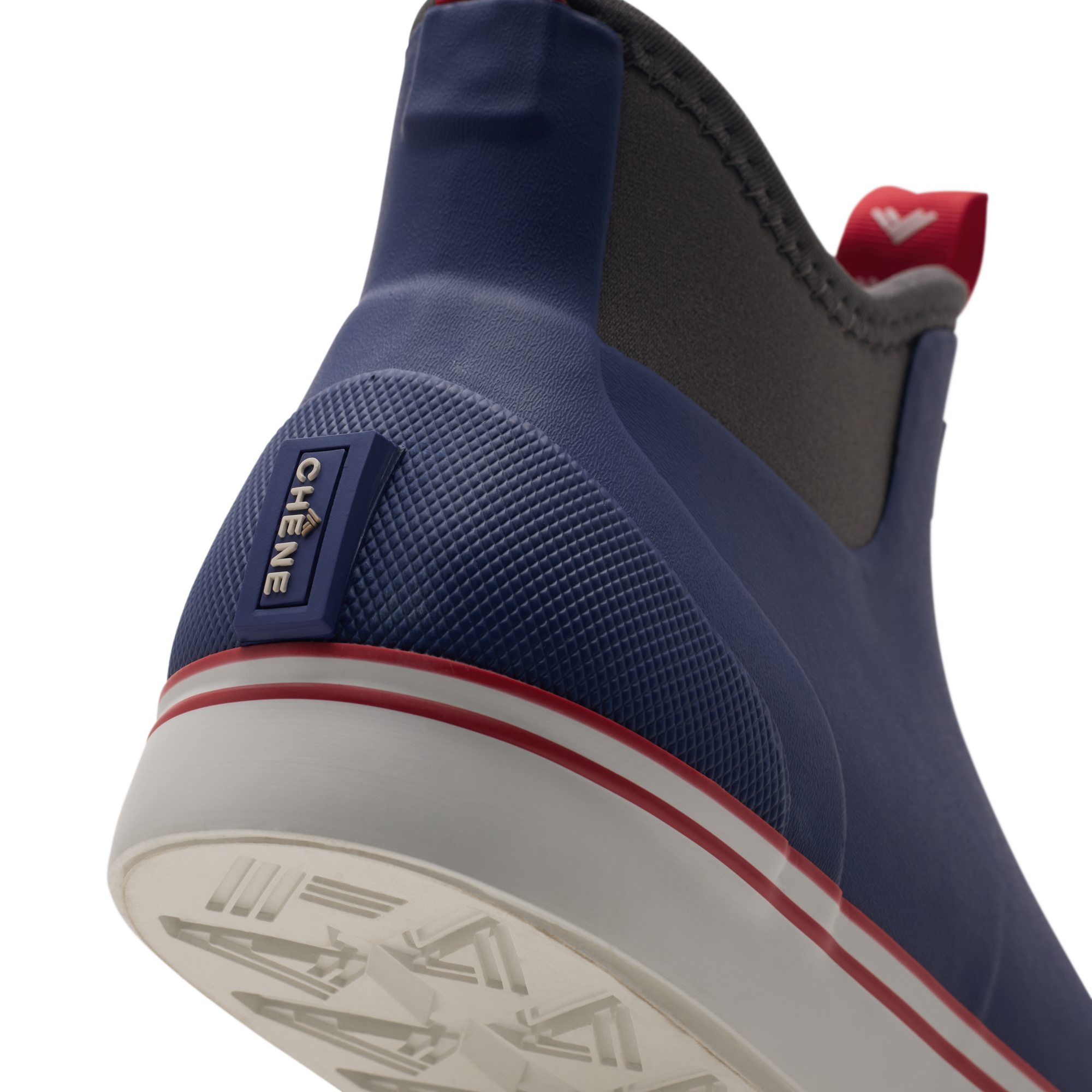 Youth Scout Deck Boot in Red / White / Blue, product #red_/_white_/_blue