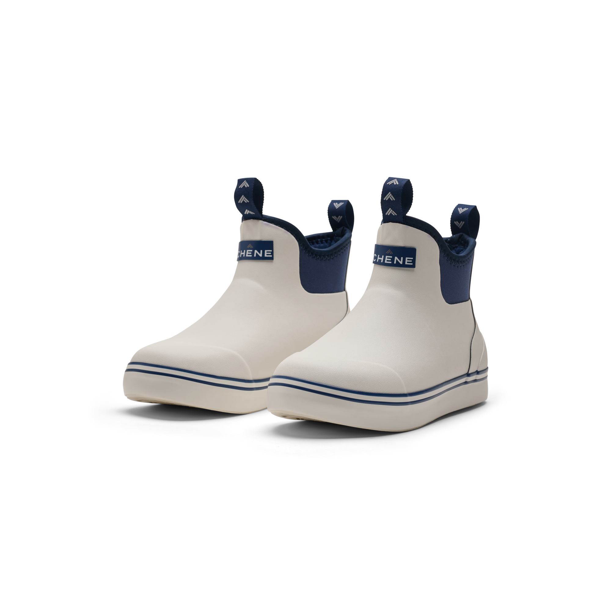 Youth Scout Deck Boot in White / Navy, product #white_/_navy