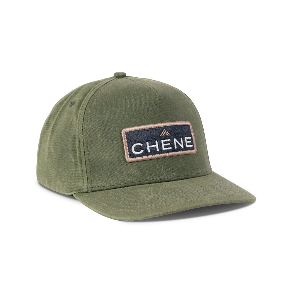 5-Panel Waxed Cotton Patch Cap