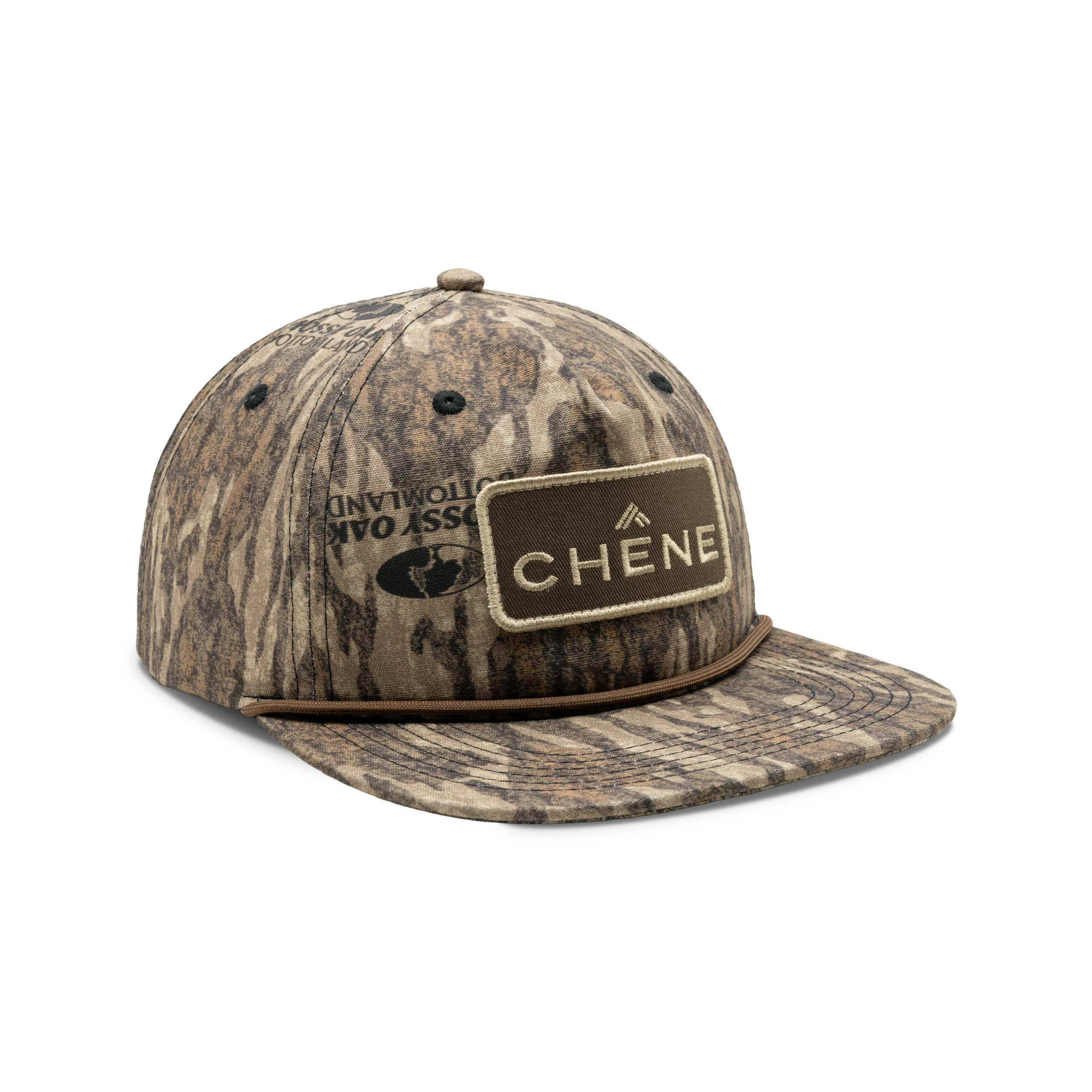 Rope Patch Cap in Mossy Oak Bottomland, front view #mossy_oak_bottomland