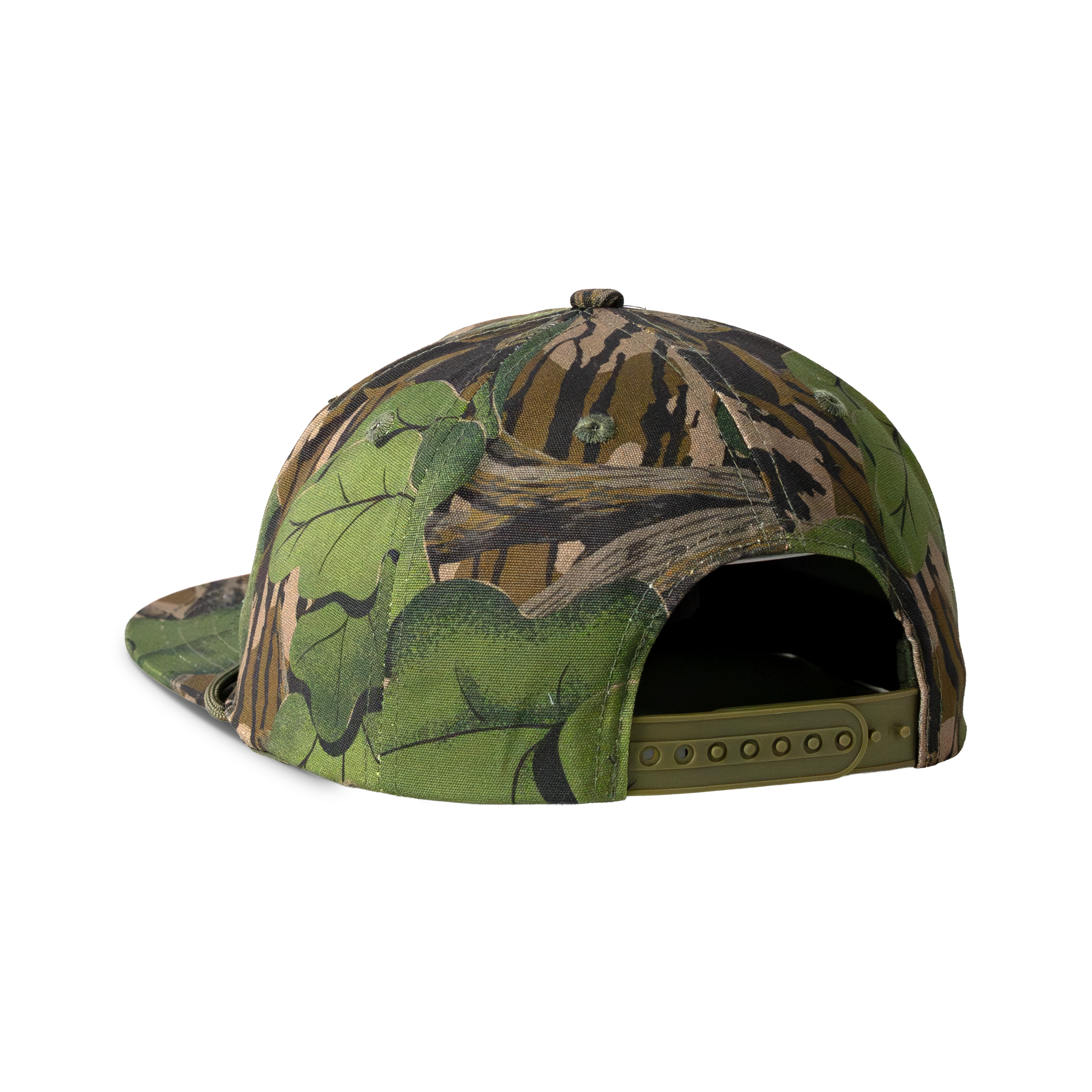 Back view of Mossy Oak Full Foliage rope hat #mossy_oak_full_foliage