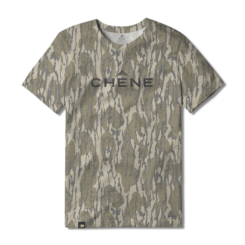 Camouflage Letter Print Washed T-shirt main image 1