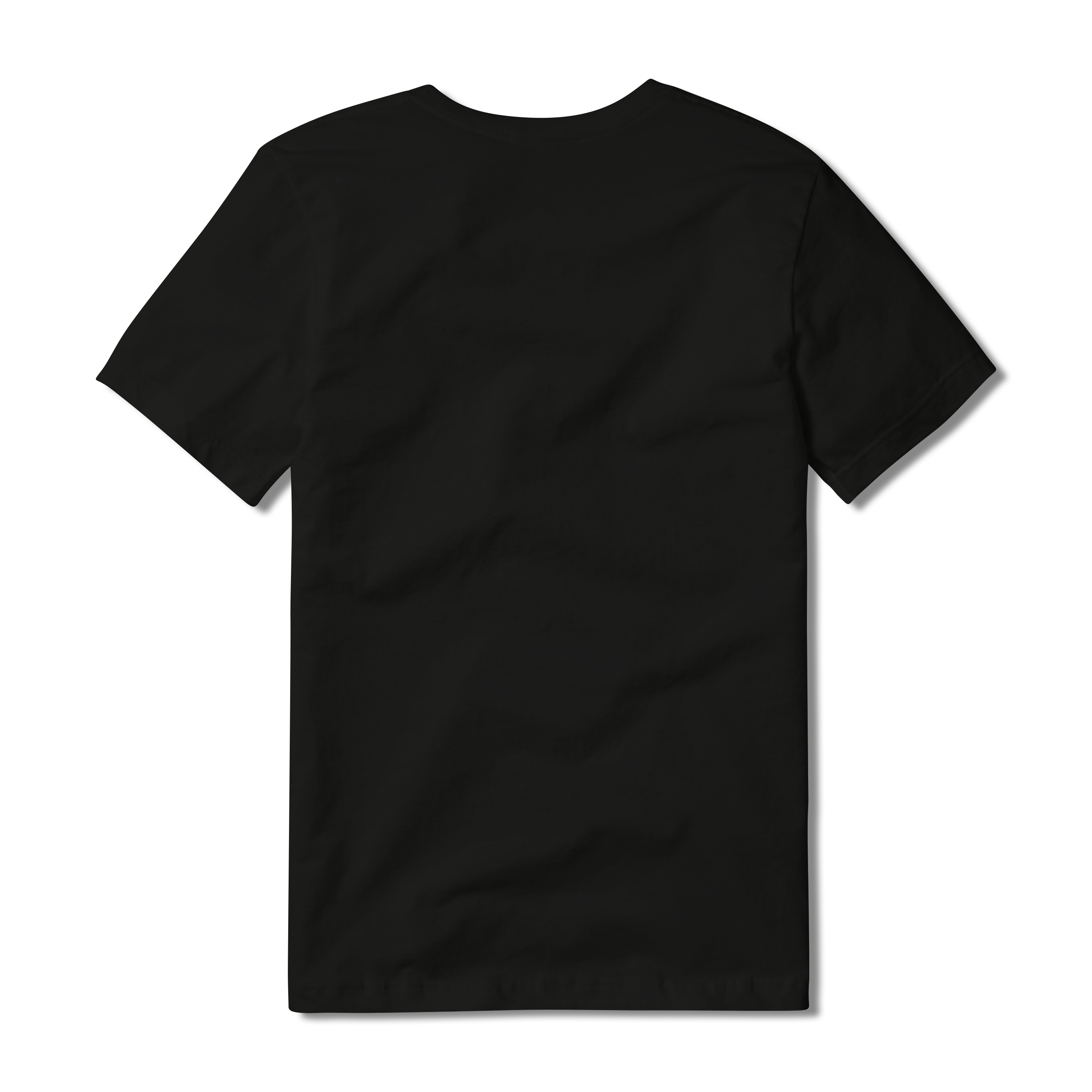 Back of black t-shirt #black