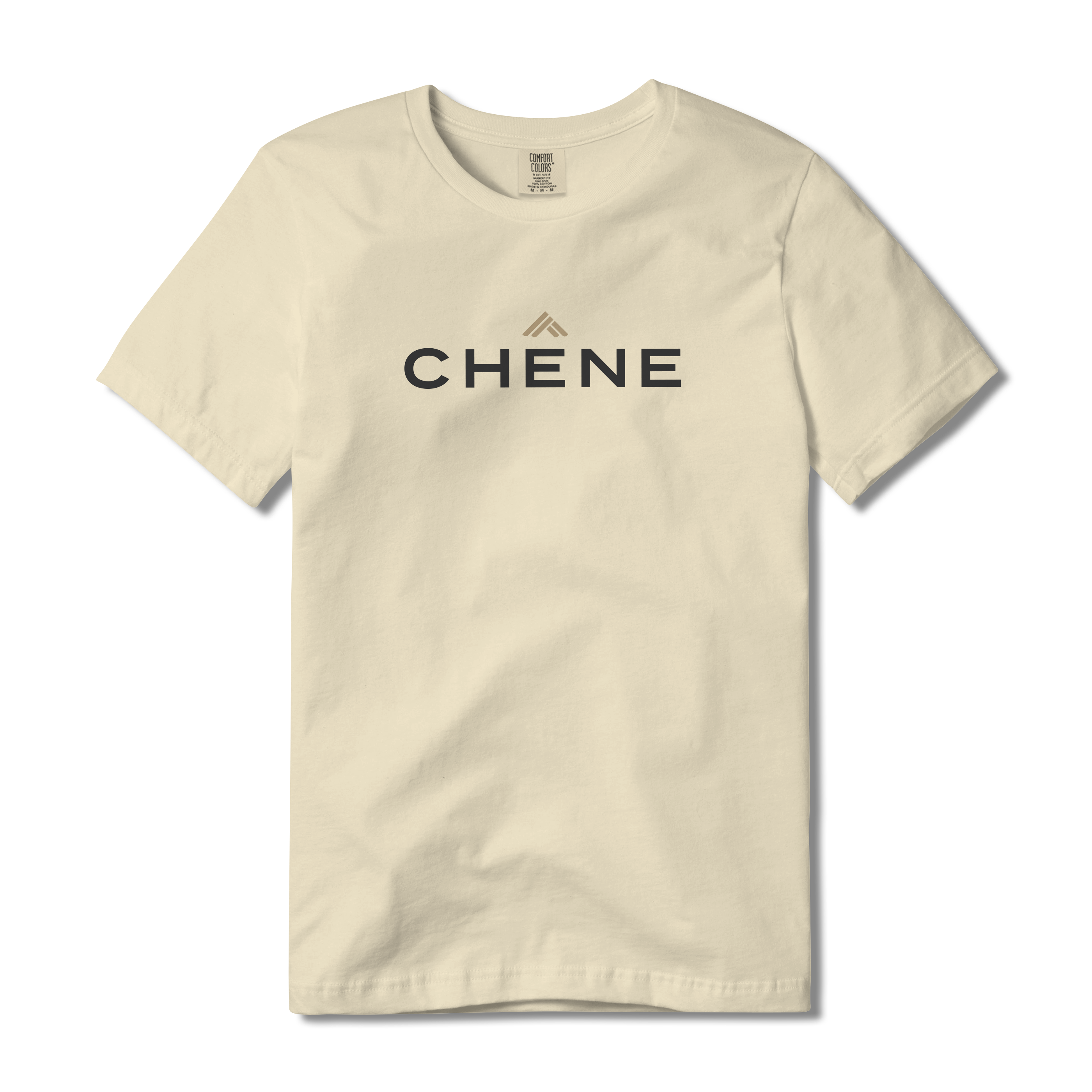 Logo Tee S/S in Ivory, front view #ivory