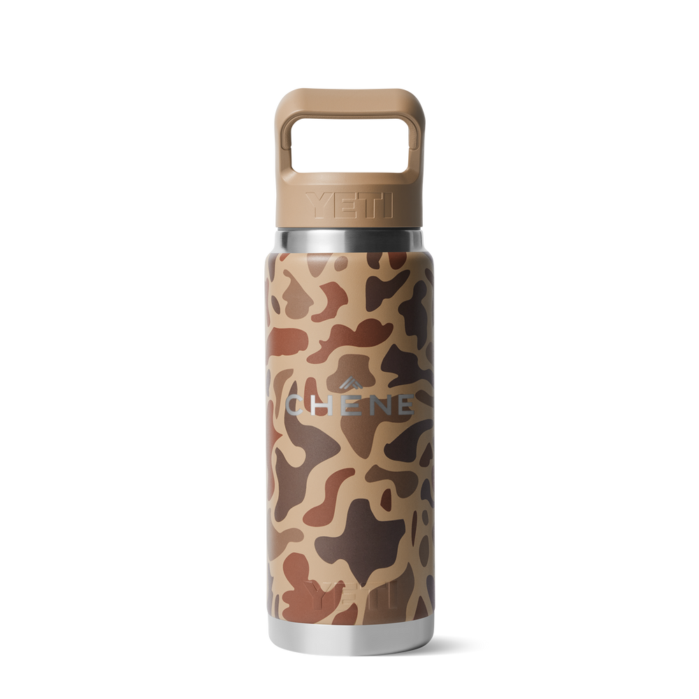 Custom YETI Rambler 26 oz. Water Bottle with Straw Cap