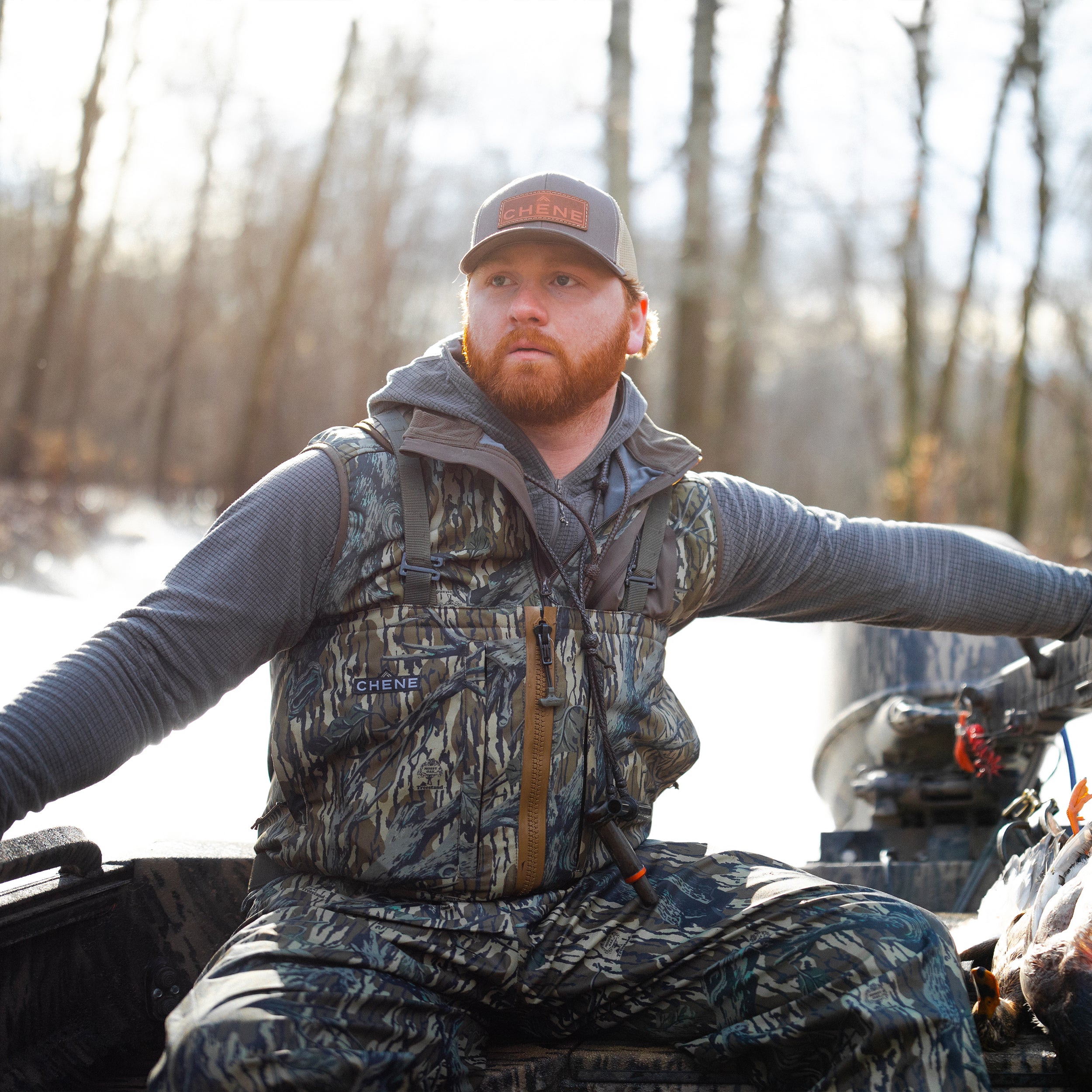 Gator Waders Mossy Oak Bottomland Camo Jacket Gator Waders Mens