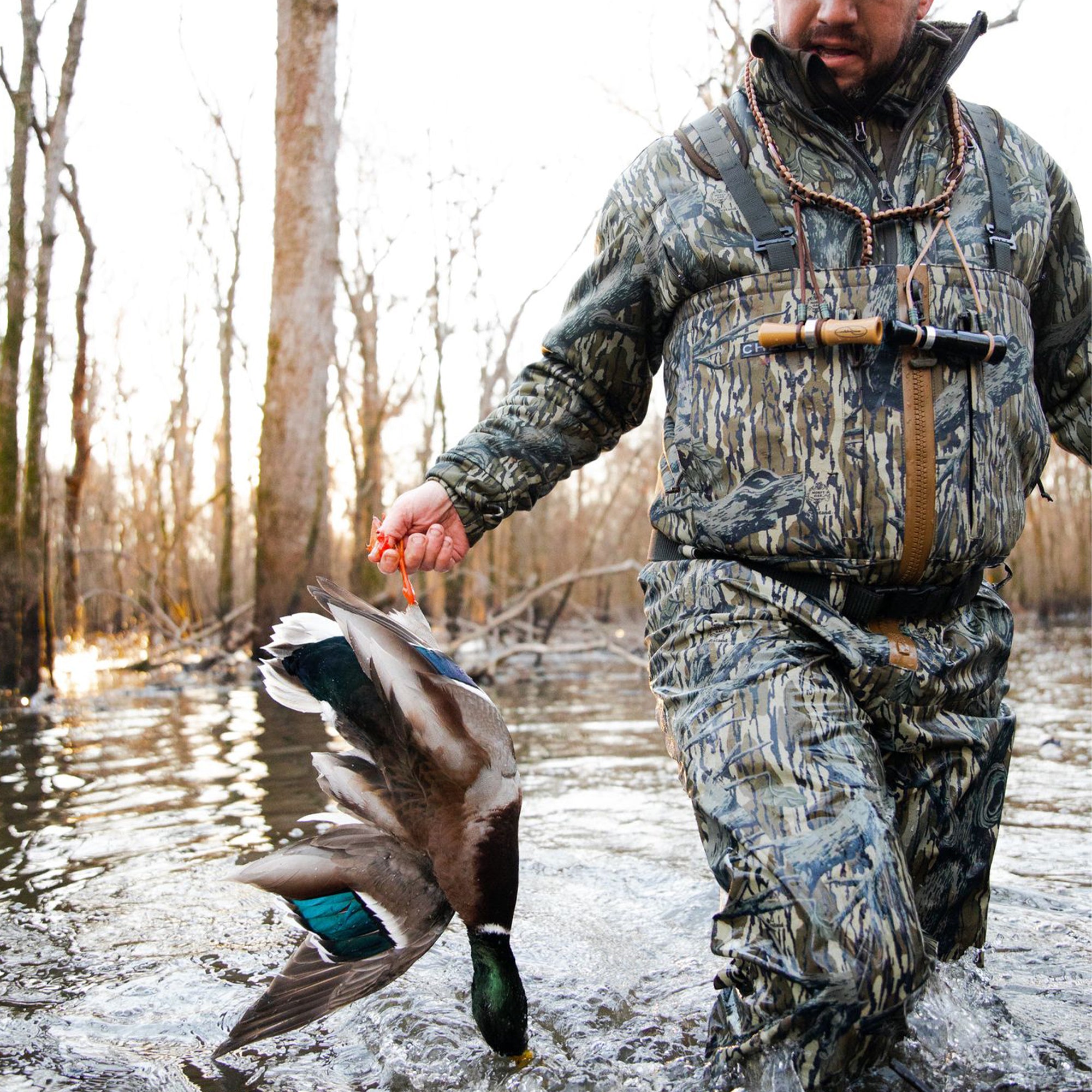 Over and Under Jacket Camo Duck Hunting Jacket Chene Gear Mossy Oak Shadow Grass Habitat L