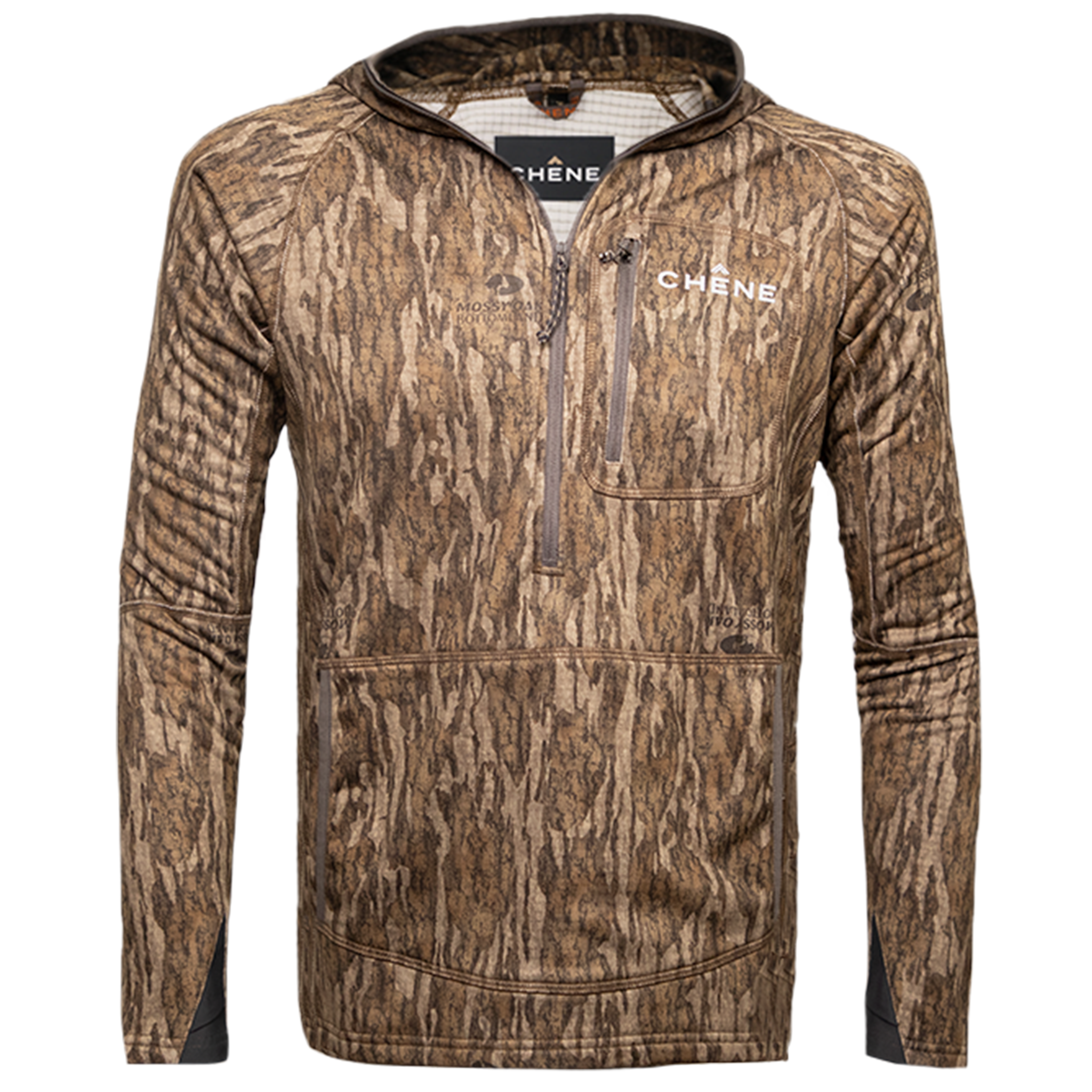 1 2 Zip With Hood Technical Hoodie Chene Gear